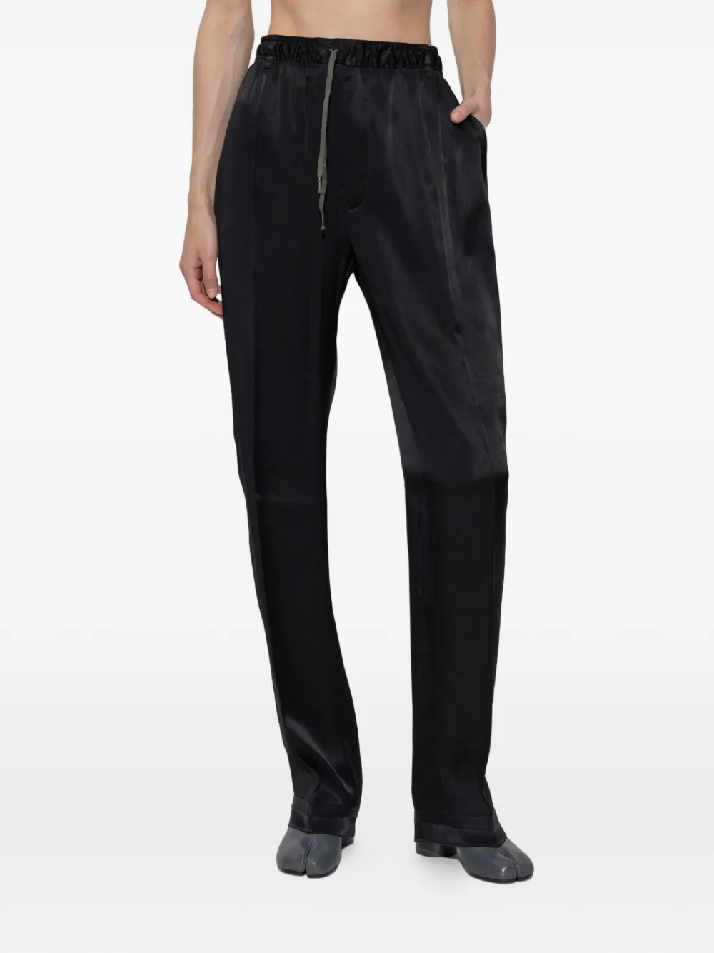 Maison Margiela Broek met trekkoord Zwart