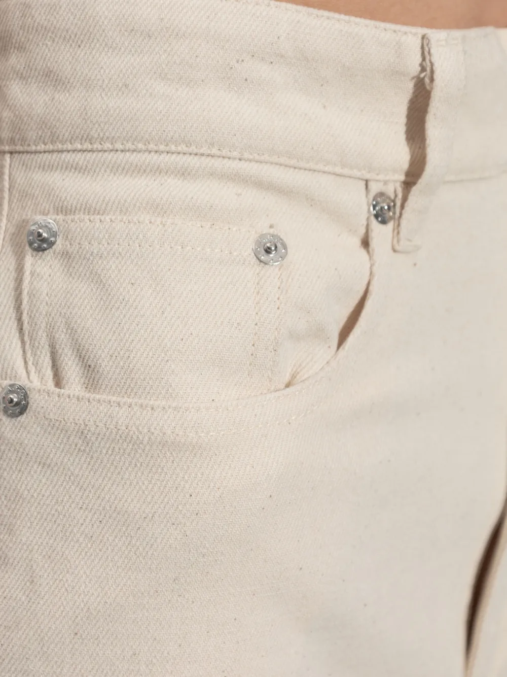 A.P.C. Thelma geplooide jeans met wijde pijpen Beige