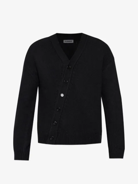 Jil Sander كارديغان بغلق غير متساوي