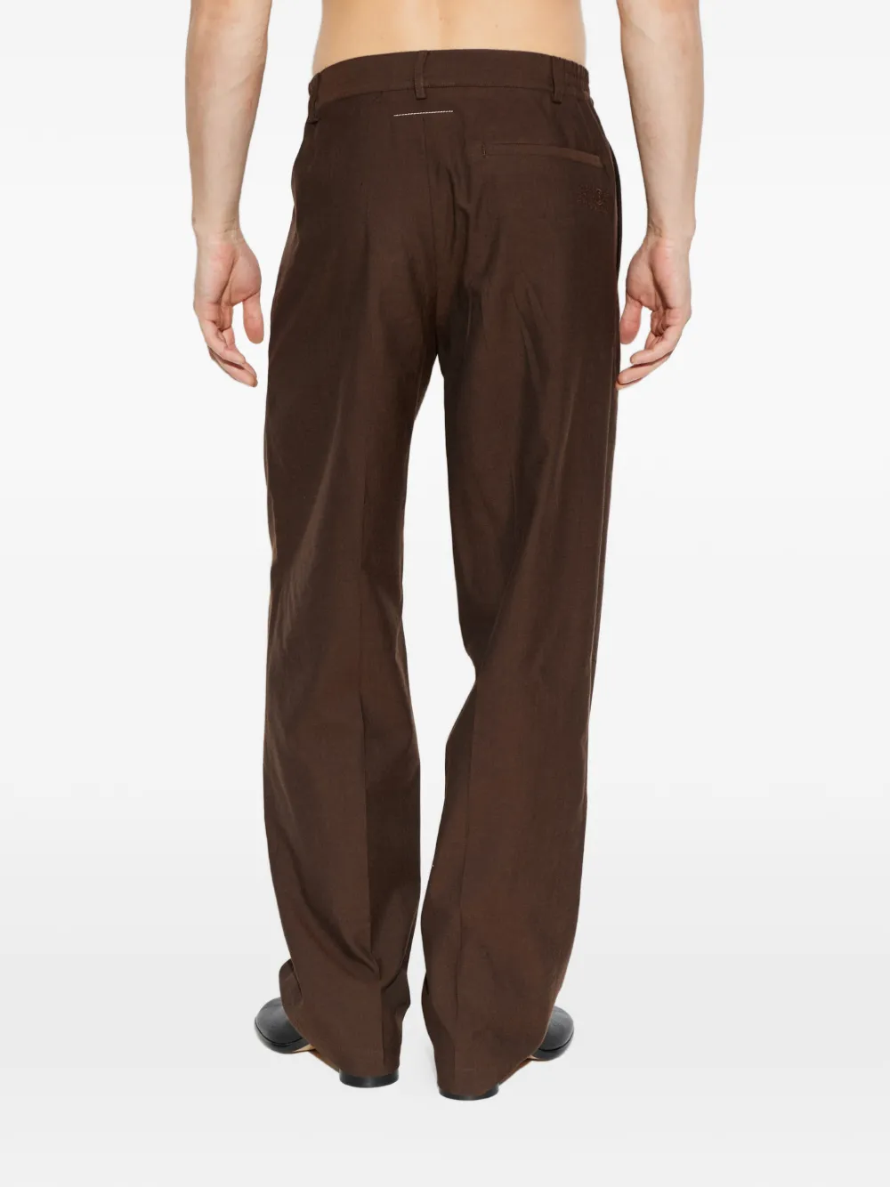 MM6 Maison Margiela Plooibroek Bruin