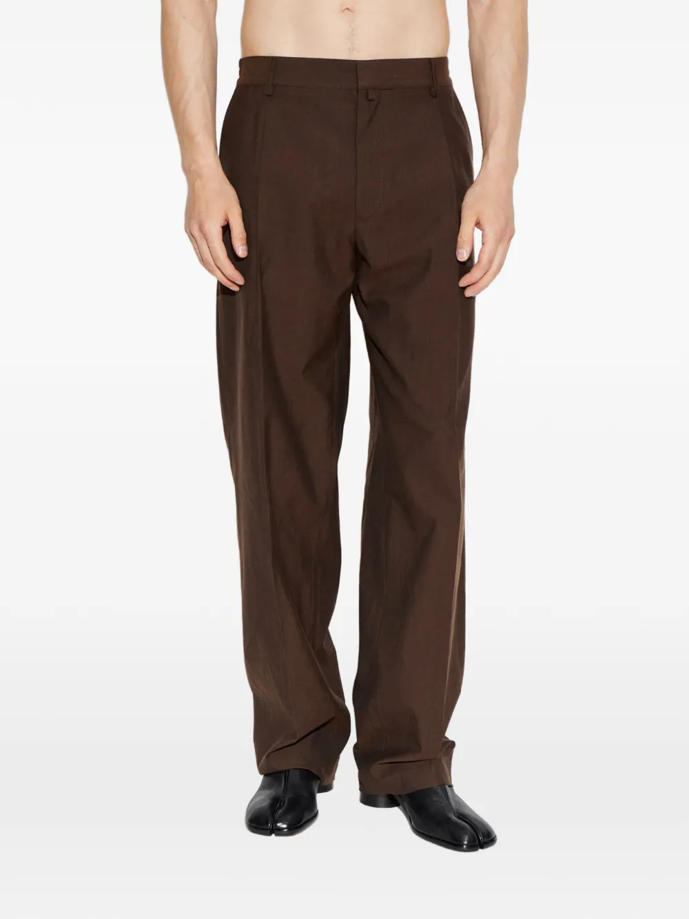 MM6 Maison Margiela Plooibroek Bruin