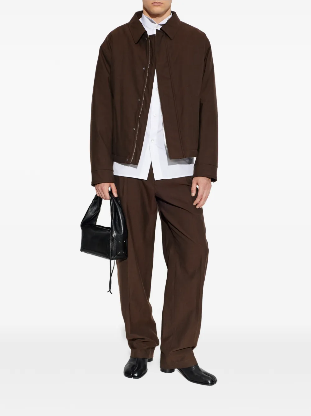 MM6 Maison Margiela Plooibroek Bruin