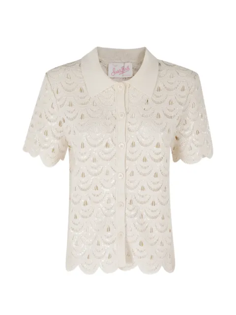 MC2 Saint Barth chemise Monet à effet en crochet