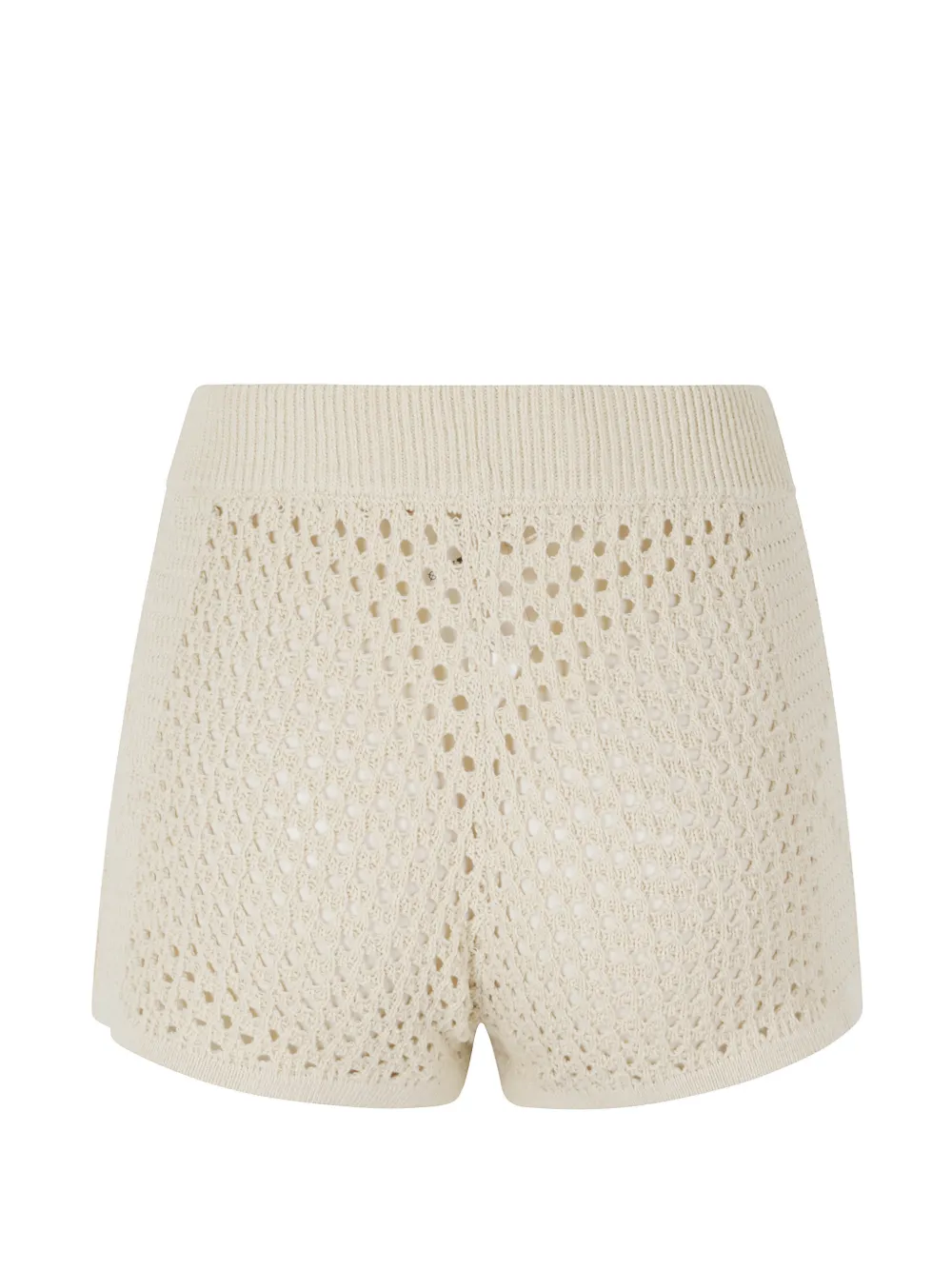 MC2 Saint Barth Gehaakte shorts Beige
