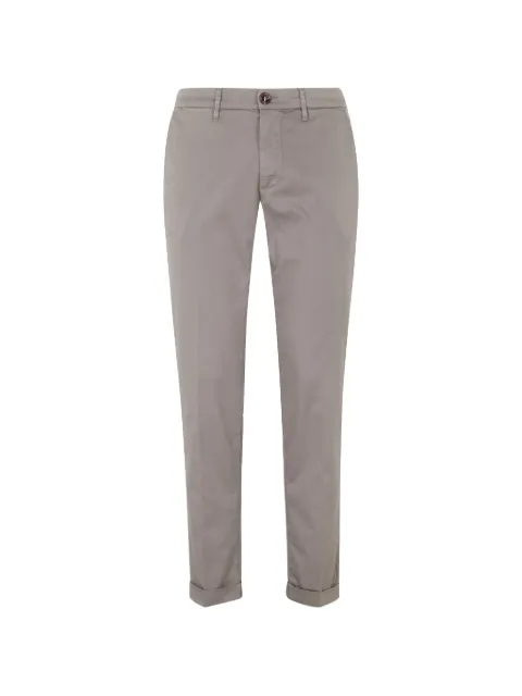 Re-Hash logo-patch turn-up trousers