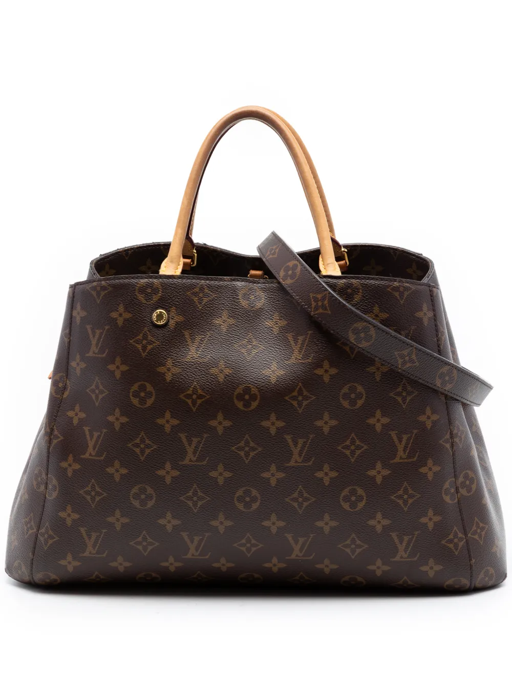 Louis Vuitton Pre-Owned 2017 Monogram Montaigne GM satchel - Marrone