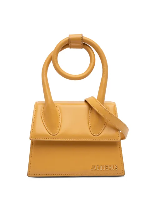 Jacquemus Pre-Owned bolsa satchel Le Chiquito Noeud de piel 2020-2026