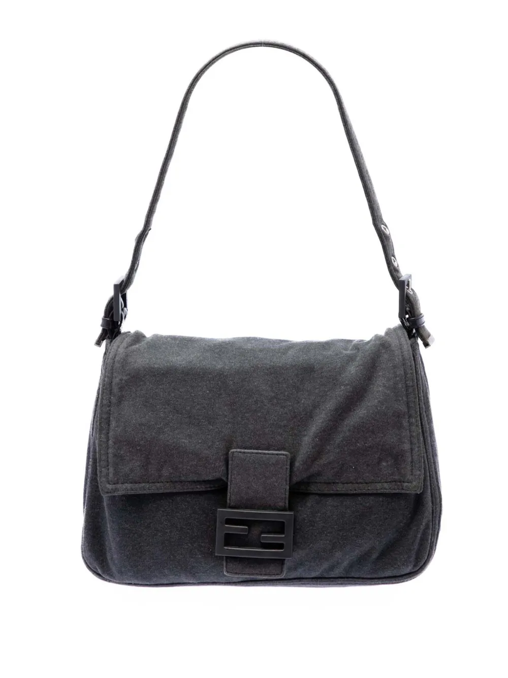 Fendi Pre-Owned 2000-2010 Cotton Mamma Forever shoulder bag - Grigio