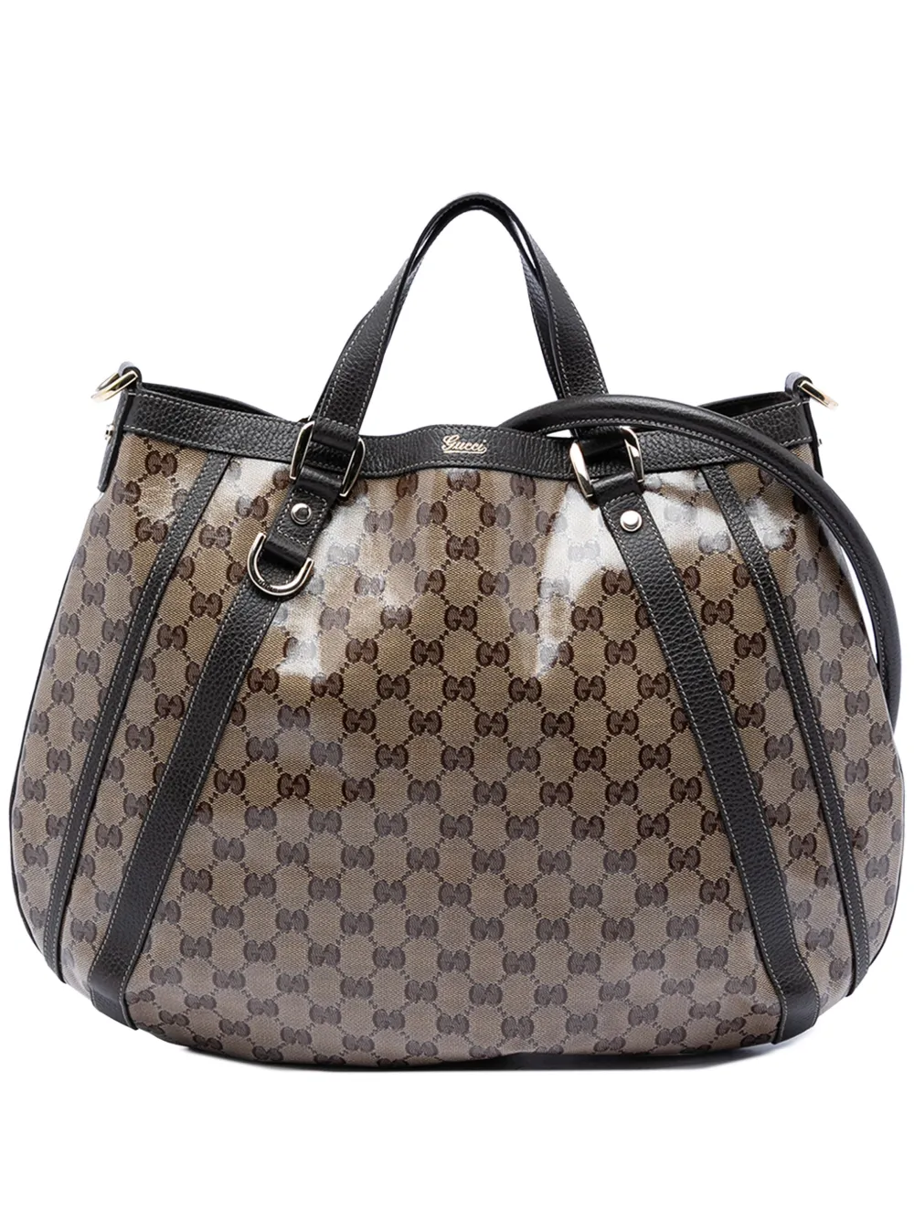 Gucci Pre-Owned 2016-2026 GG Crystal Abbey D Ring Convertible Tote satchel - Toni neutri