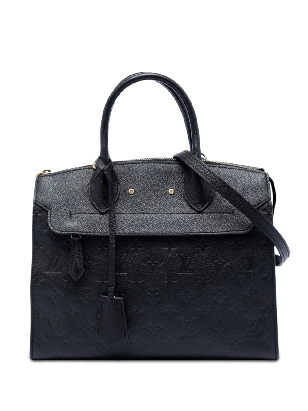 Louis Vuitton Pre-Owned 2015 Monogram Empreinte Pont Neuf MM satchel - Nero