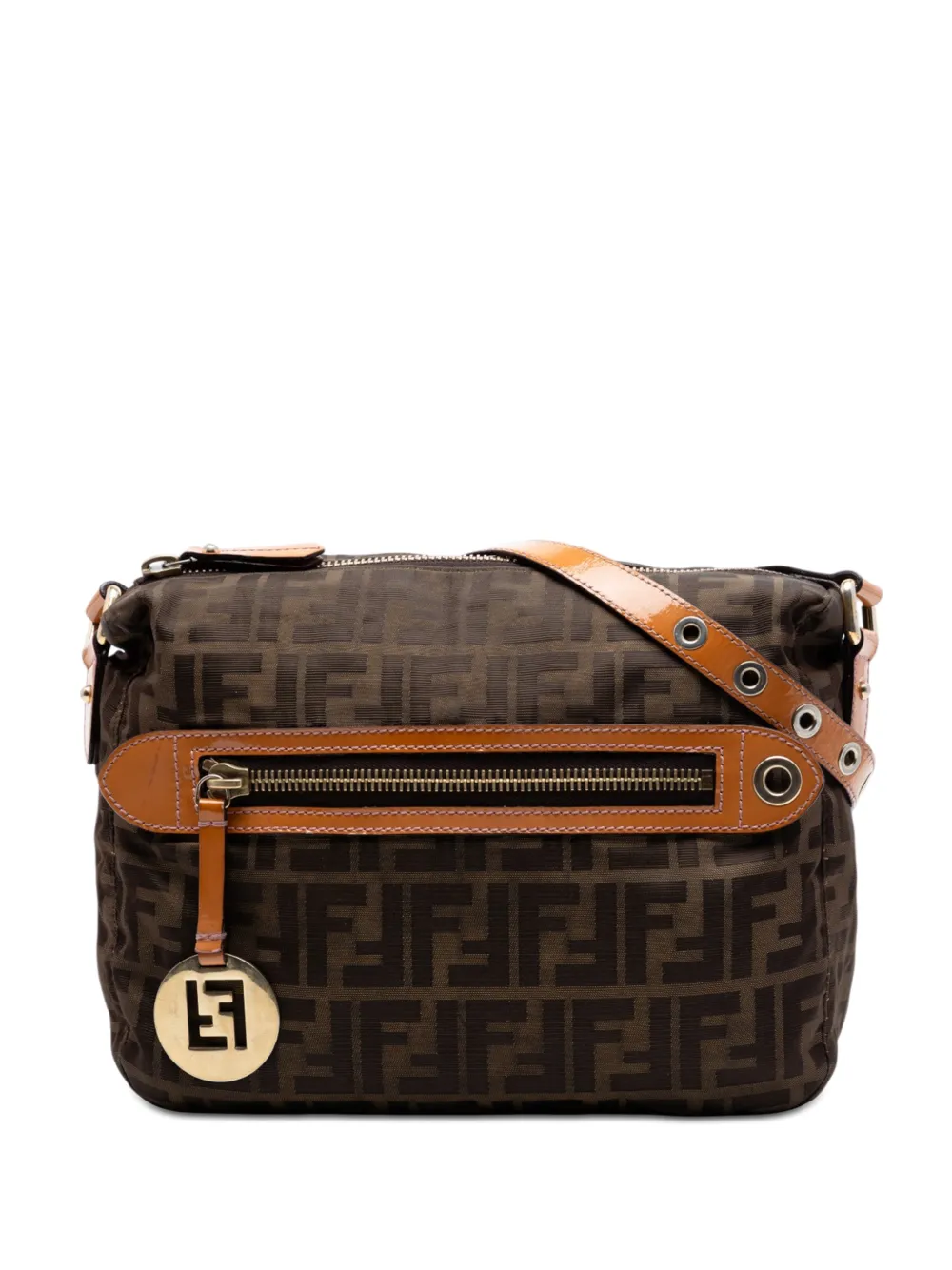 Fendi Pre-Owned 2000-2010 Zucca Canvas crossbody bag - Marrone