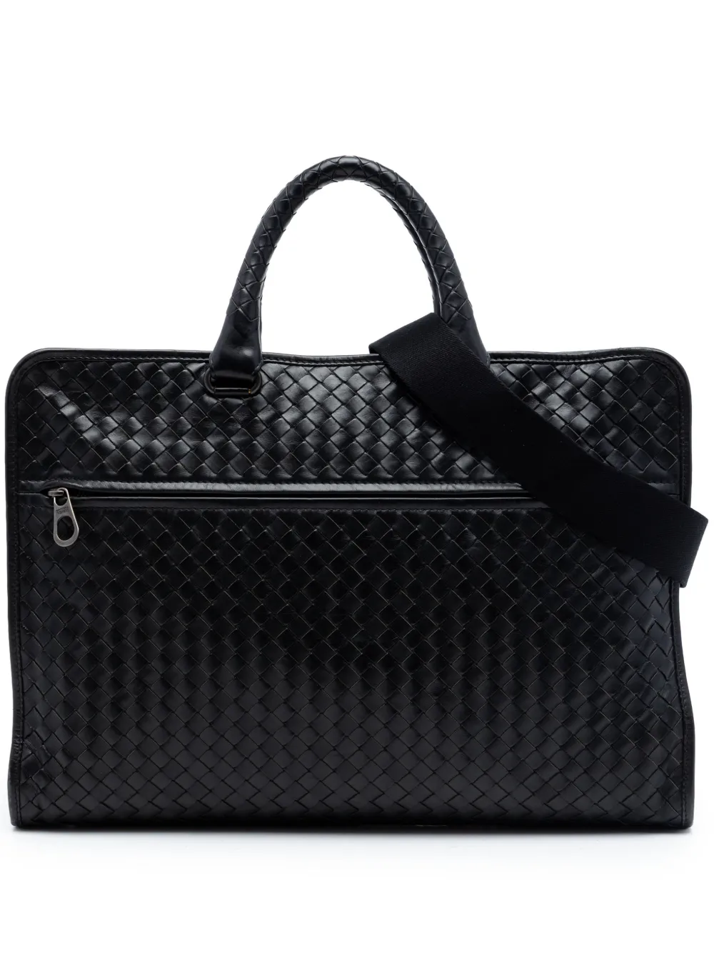 Bottega Veneta Pre-Owned 2012-2026 Nappa Intrecciato business bag - Nero