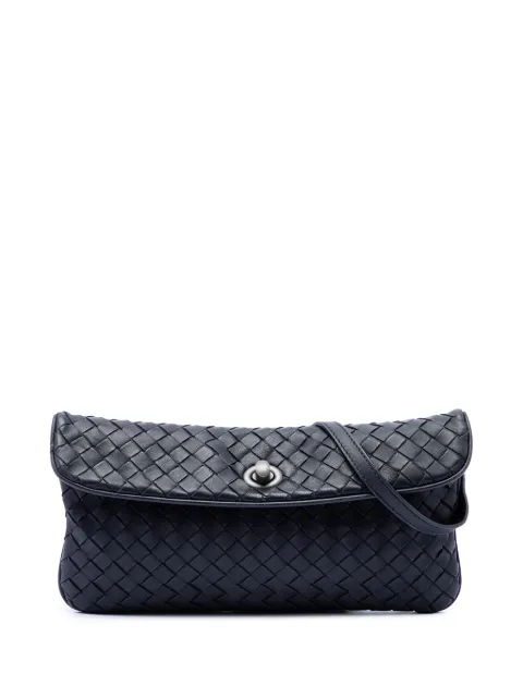 Bottega Veneta Pre-Owned 2012-2026 Mini Nappa Intrecciato Turn Lock crossbody bag