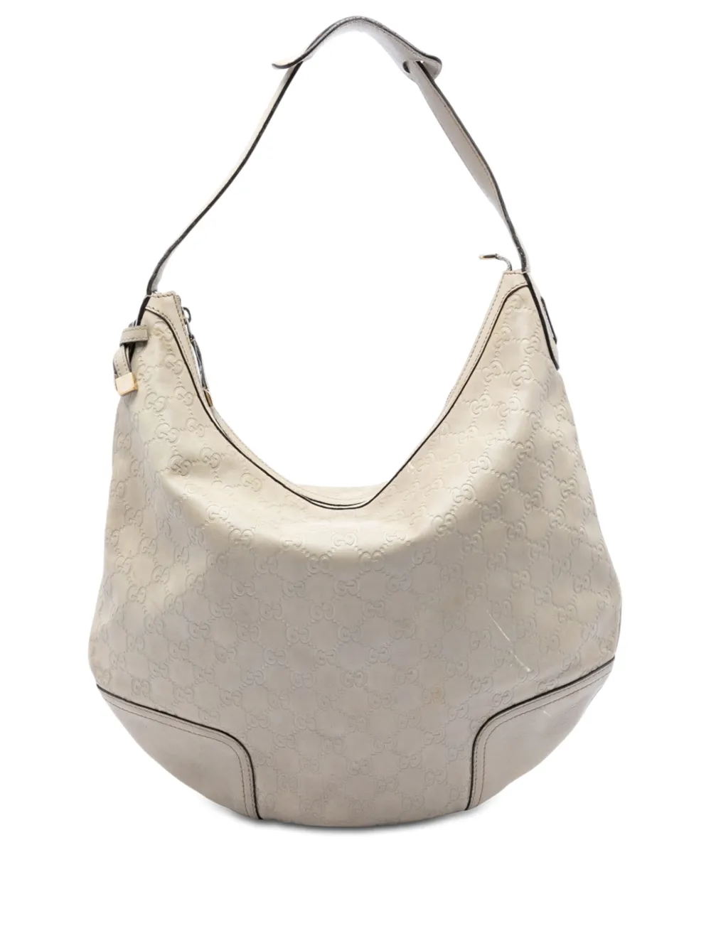 Gucci Pre-Owned 2016-2026 Large Guccissima Princy hobo bag - Toni neutri