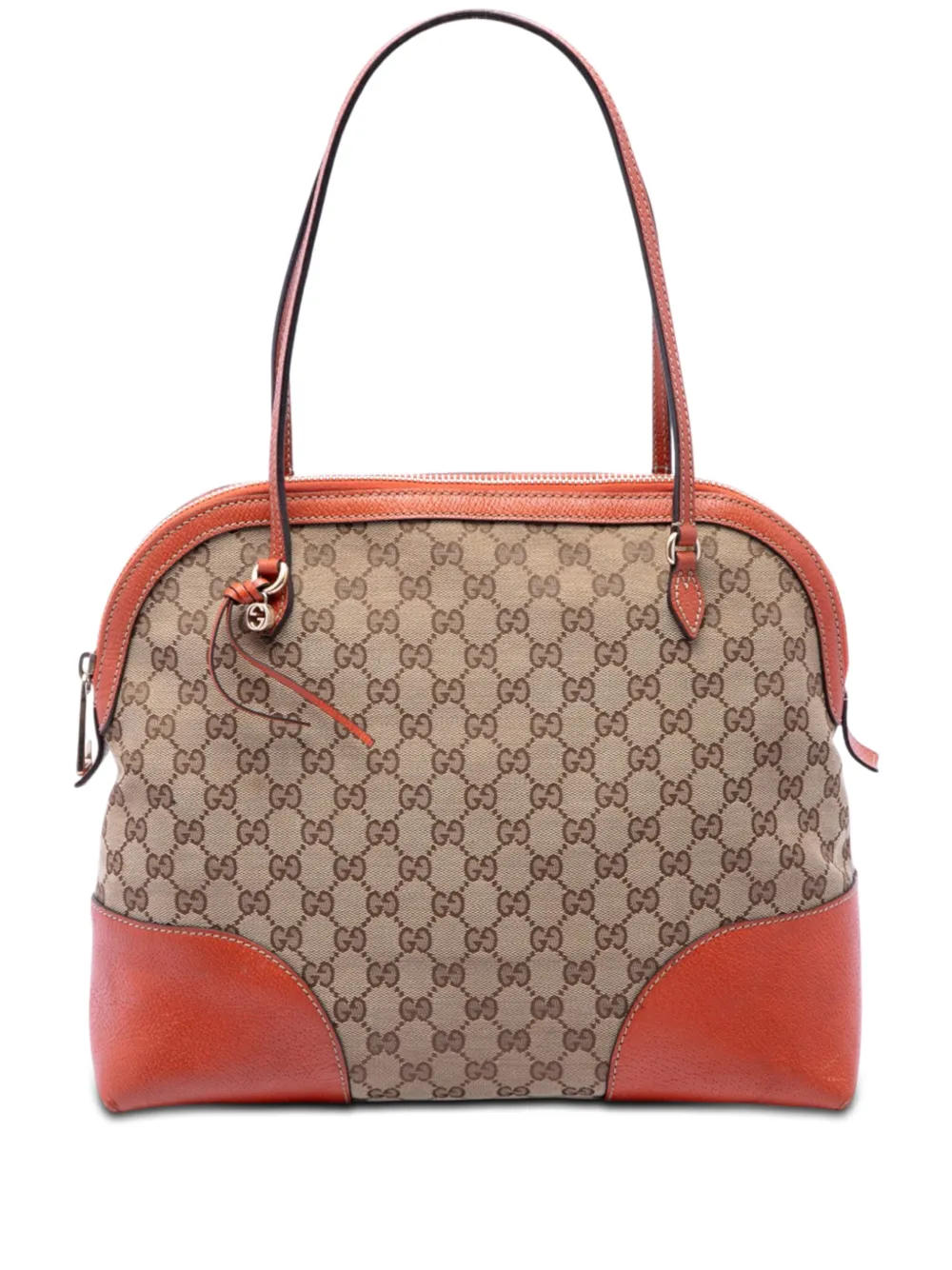 Gucci Pre-Owned 2016-2026 Medium GG Canvas Bree Dome tote bag - Arancione