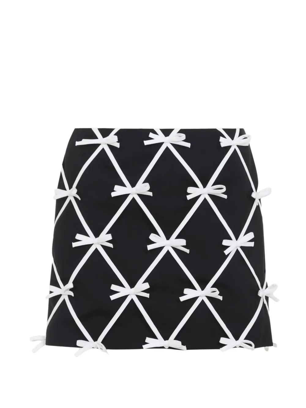 Moschino bow-embellished mini skirt - Schwarz