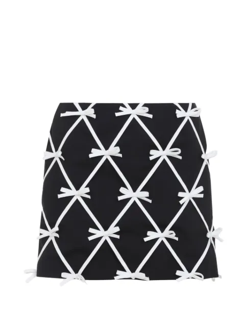 Moschino — bow-embellished mini skirt
