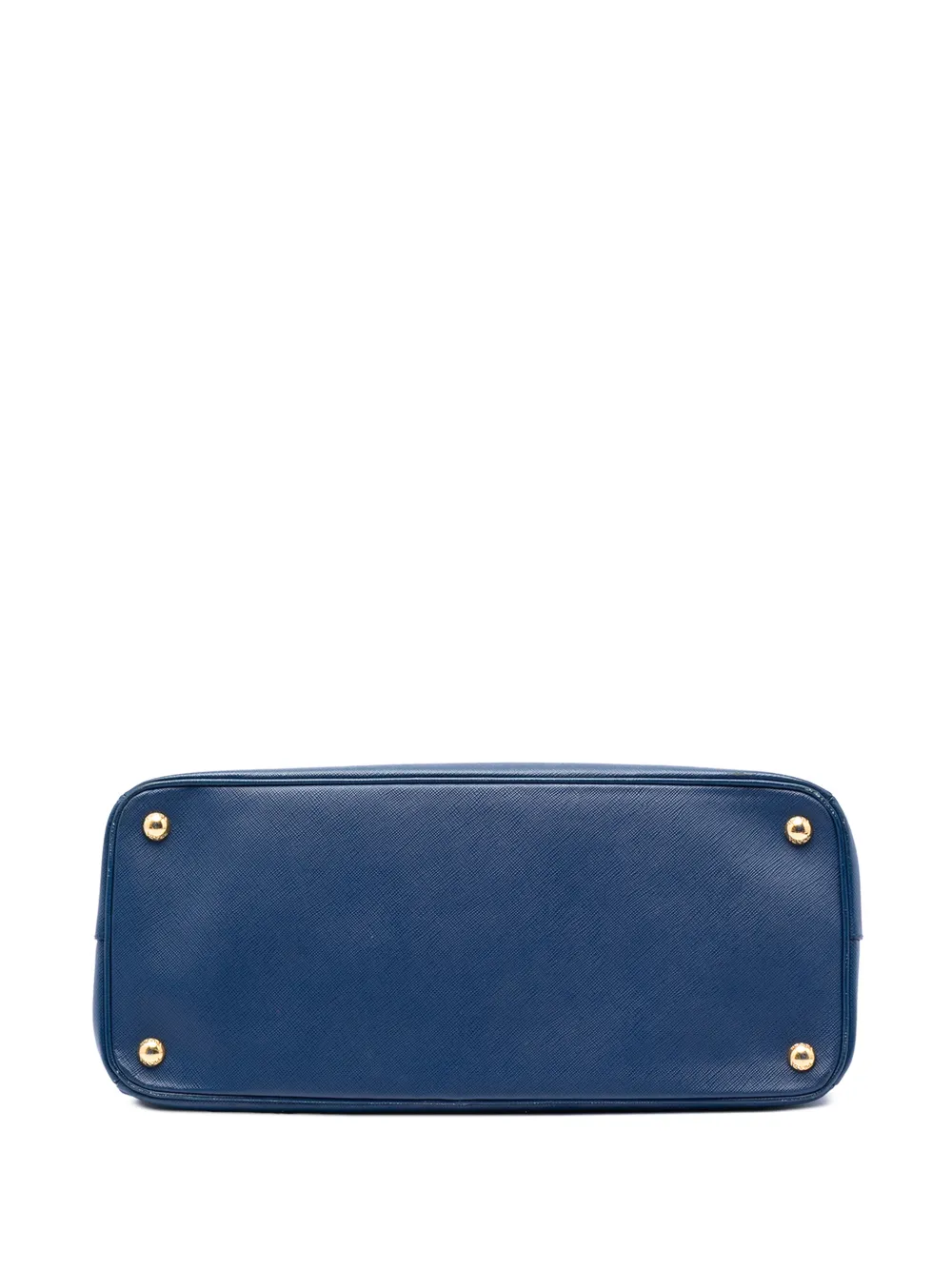 Prada Pre-owned 2013-2026 Large Saffiano Lux Galleria Double Zip Tote Bag in Blue, view 4