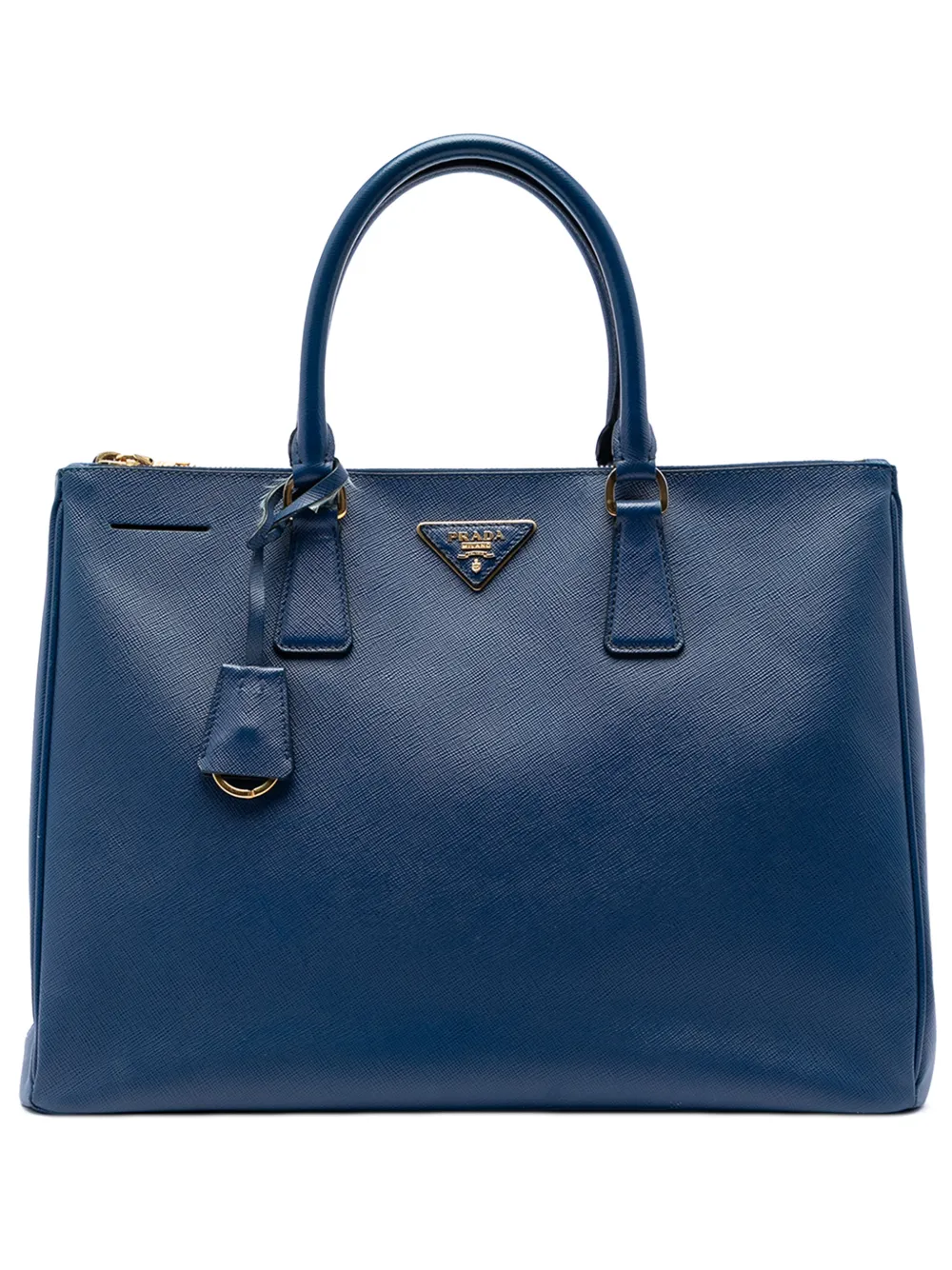 Prada Pre-Owned 2013-2026 Large Saffiano Lux Galleria Double Zip tote bag - Blu