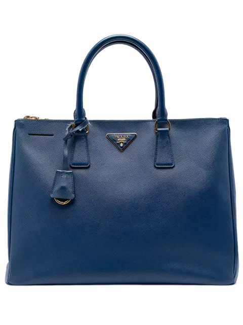 Prada Pre-Owned tote Lux Galleria grande de piel Saffiano con cierre doble 2013-2026