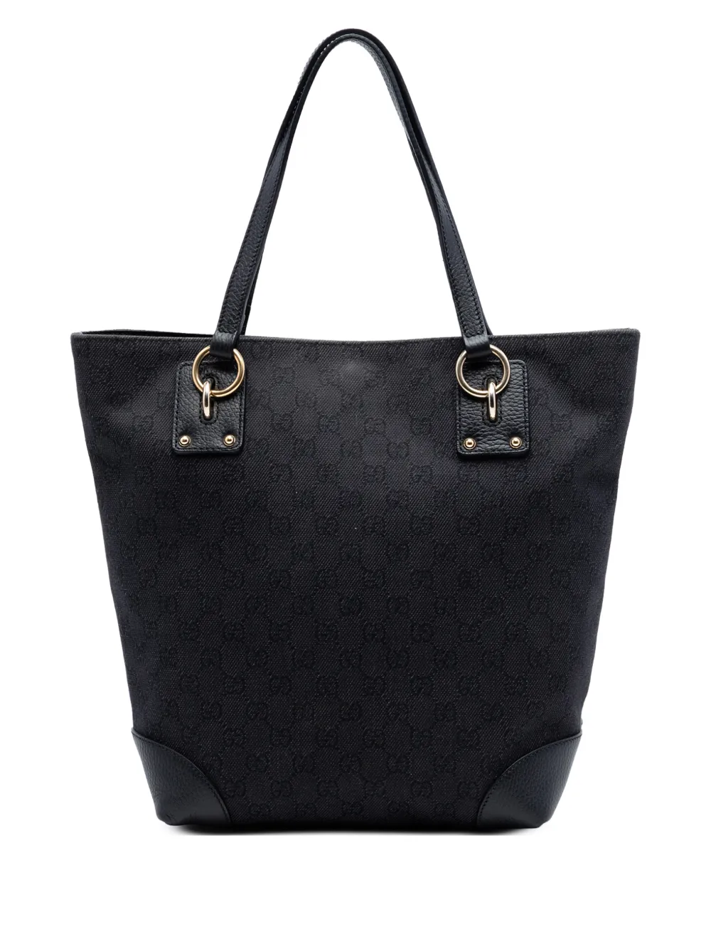 Gucci Pre-Owned 2016-2026 GG Denim Charm tote bag - Nero