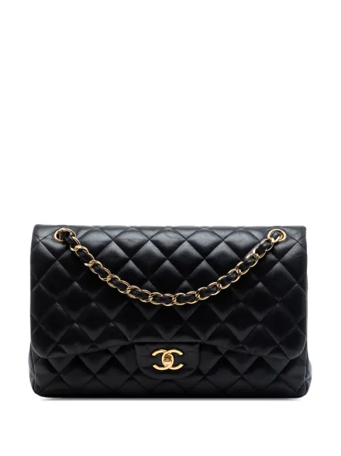 CHANEL Pre-Owned 2014-2015 Jumbo Classic Lambskin Double Flap shoulder bag