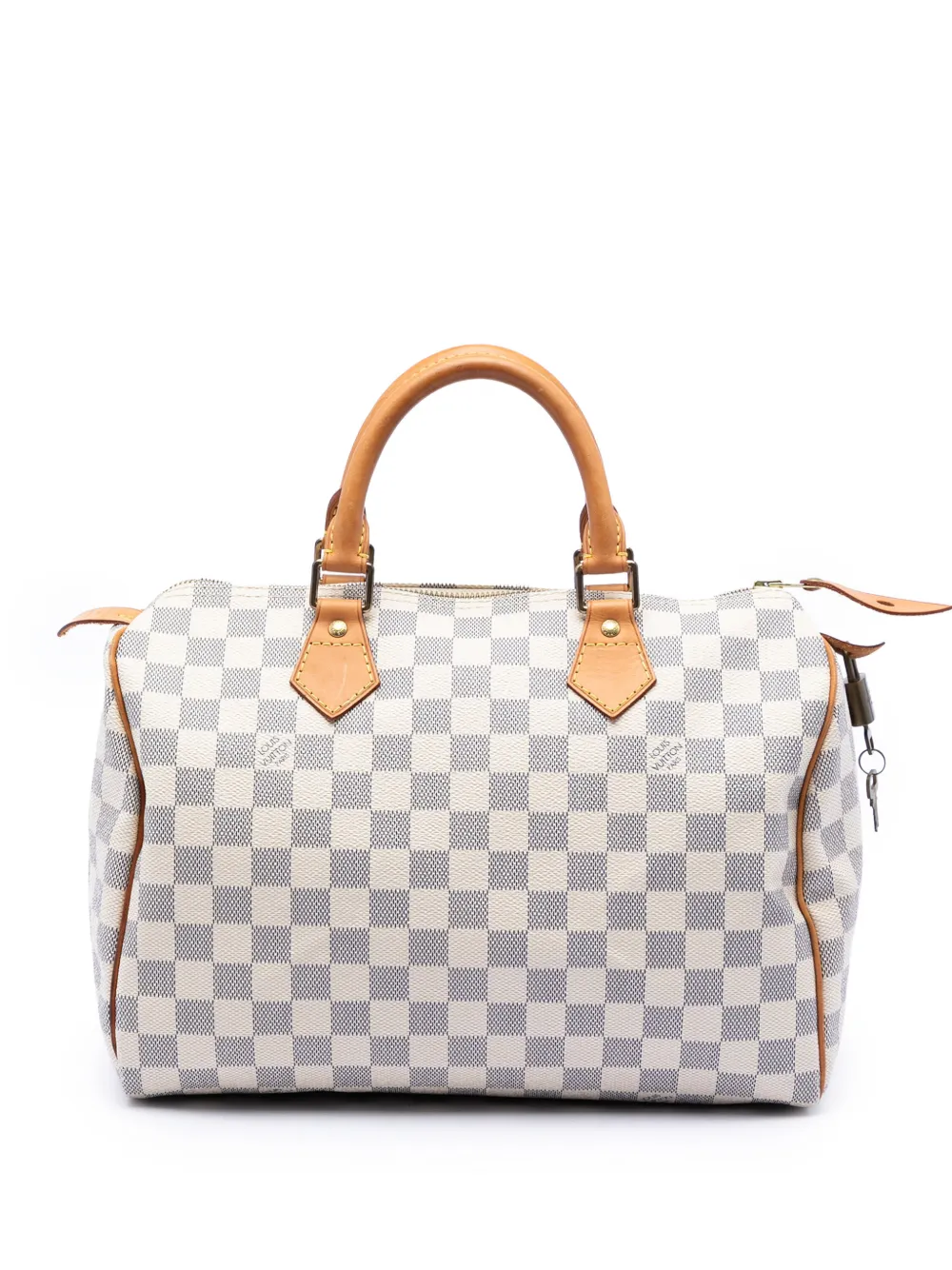 Louis Vuitton Pre-Owned 2009 Damier Azur Speedy 30 boston bag - Bianco