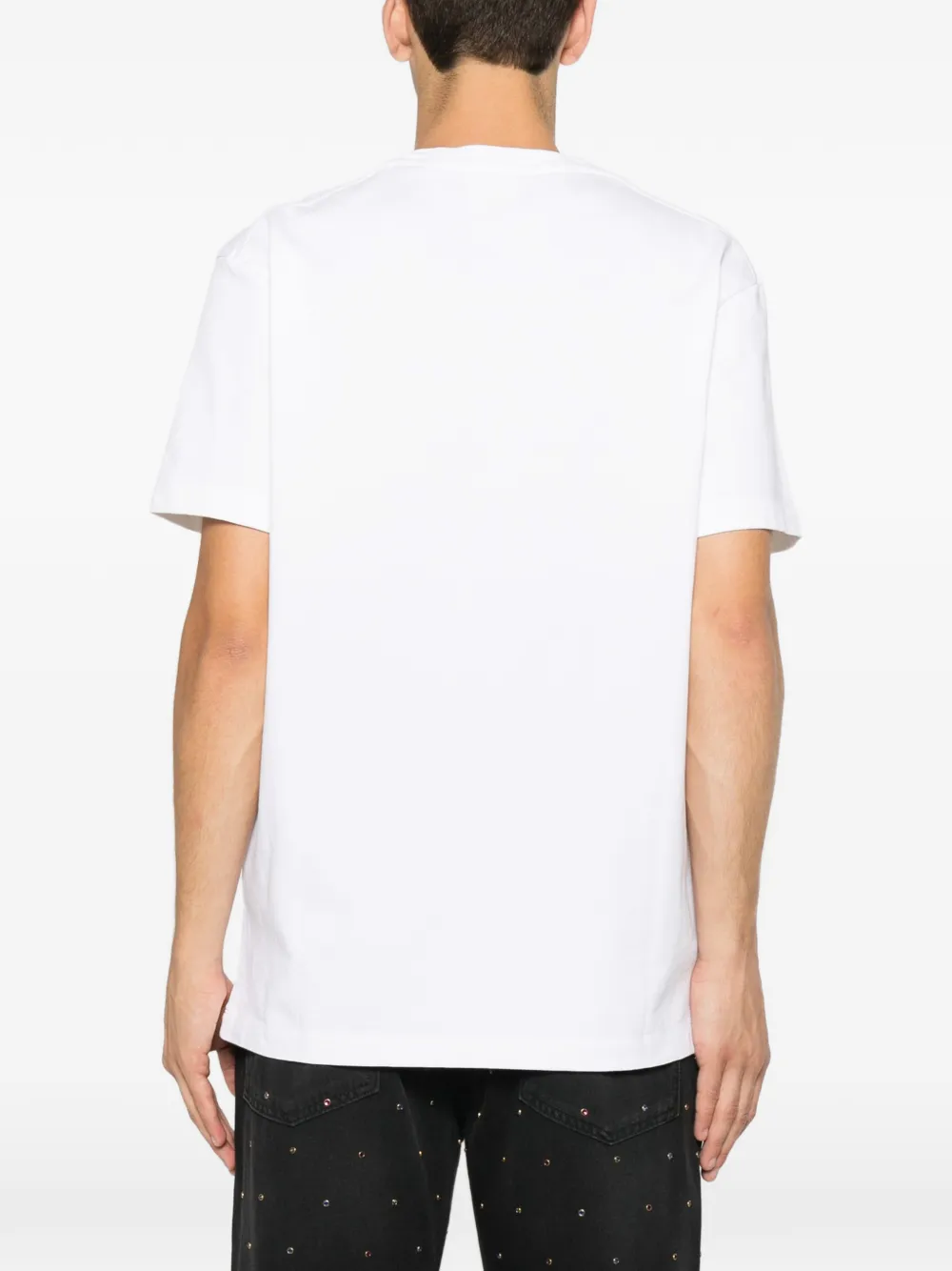 DSQUARED2 Katoenen T-shirt met logoprint Wit