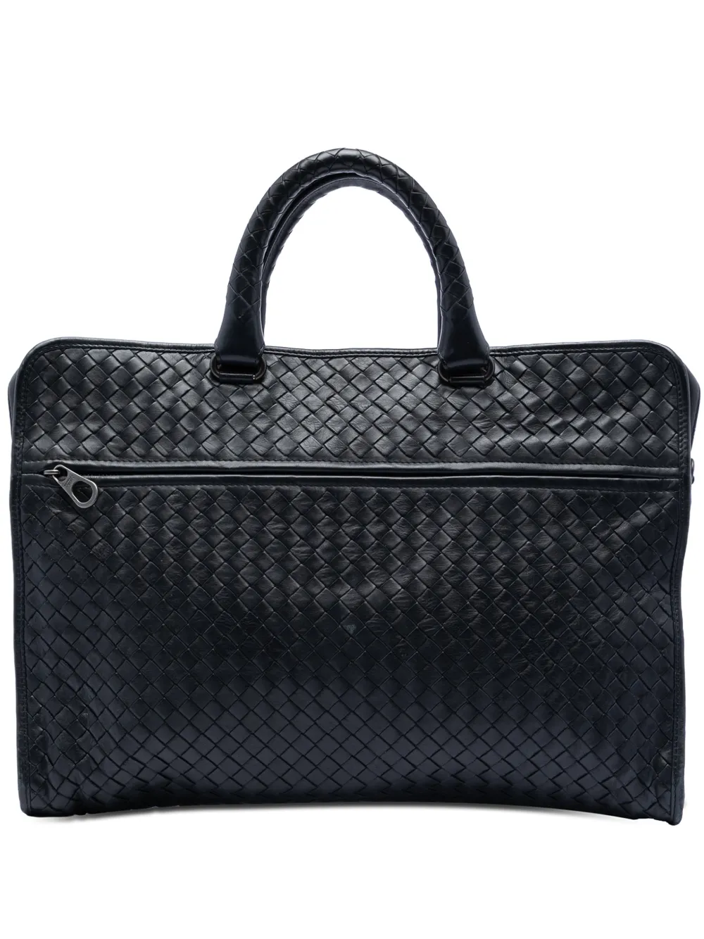 Bottega Veneta Pre-Owned 2011 Intrecciato Aktentasche aus Nappaleder - Schwarz