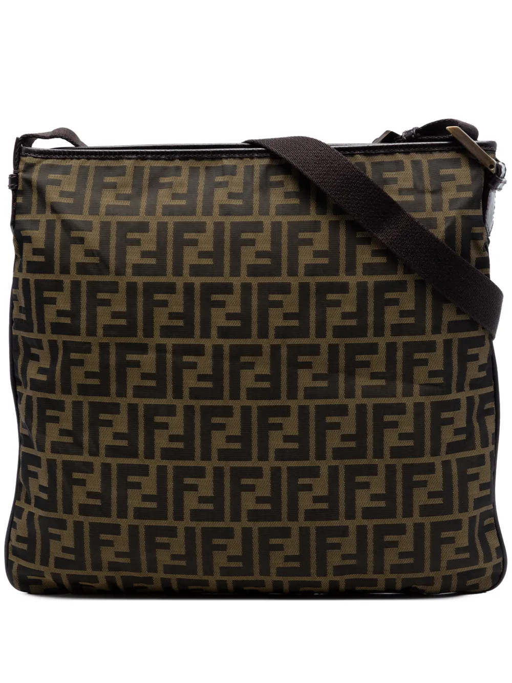 Fendi Pre-Owned 2000-2010 Zucca Canvas crossbody bag - Marrone