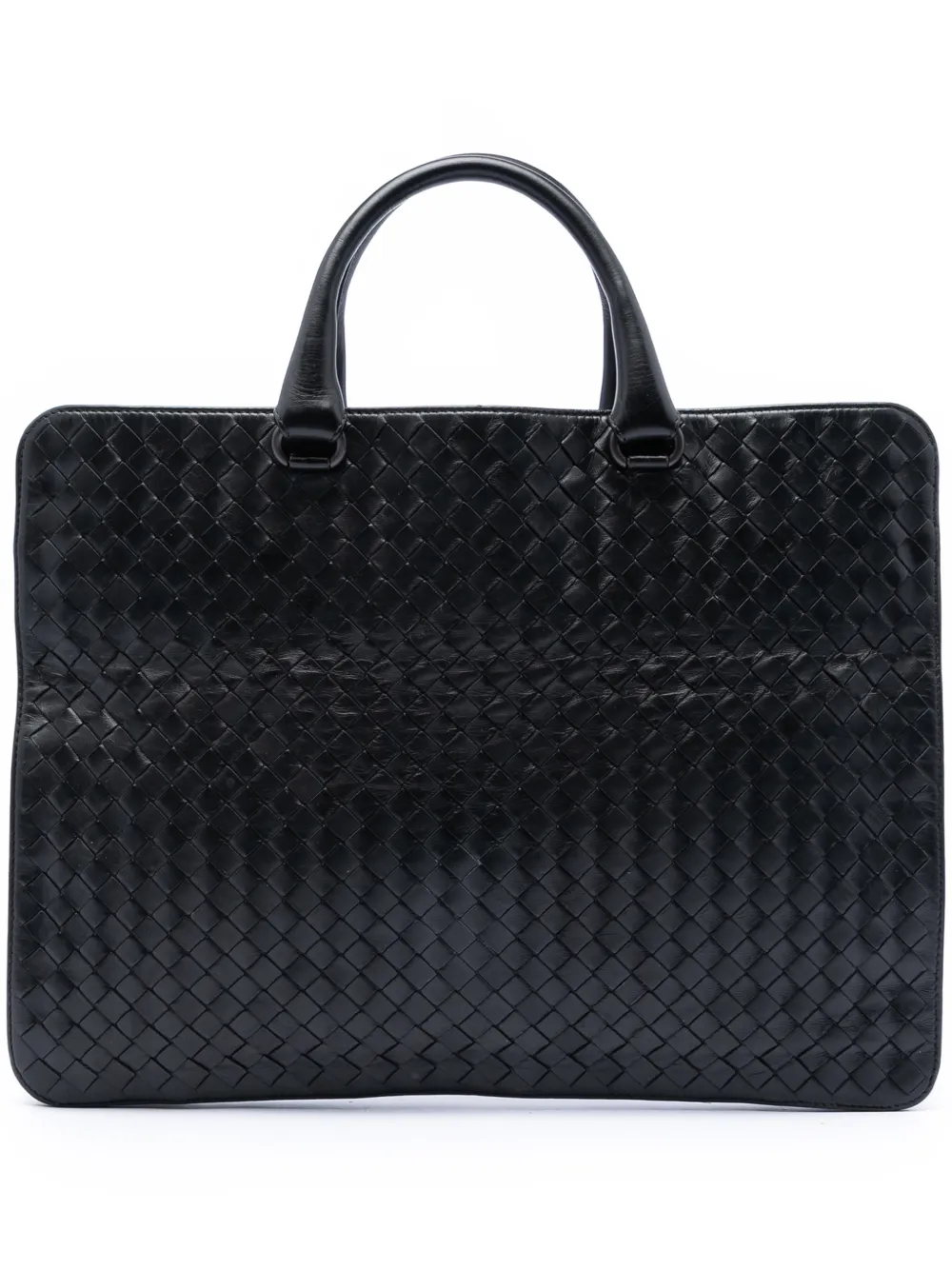 Bottega Veneta Pre-Owned 2012-2026 Intrecciato Aktentasche aus Nappaleder - Schwarz