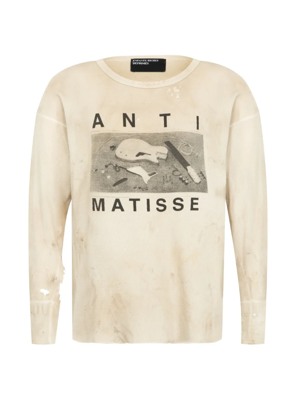 Enfants Riches Déprimés t-shirt imprimé à effet usé - Tons neutres Enfants Riches Déprimés t-shirt imprimé à effet usé - Tons neutres