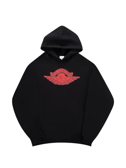 Jordan logo-print fleece hoodie