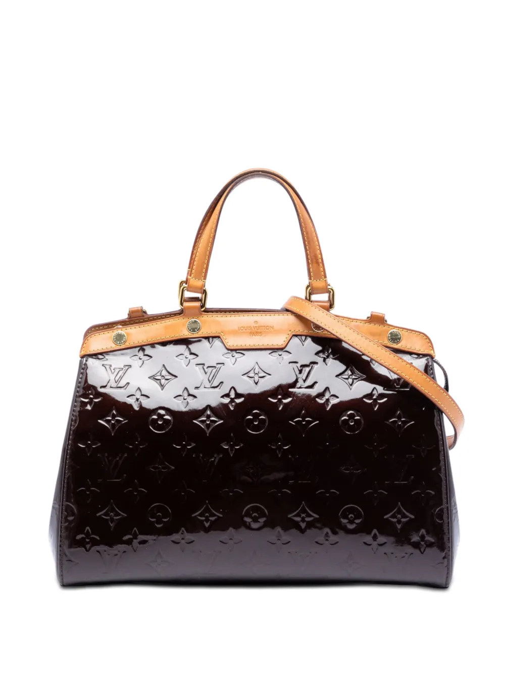 Louis Vuitton Pre-Owned 2014 Monogram Vernis Brea MM satchel - Viola