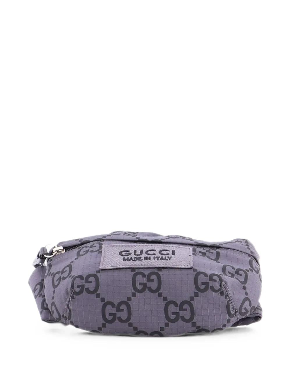 Gucci Pre-Owned リップストップ GGナイロン＆レザー ベルトバッグ