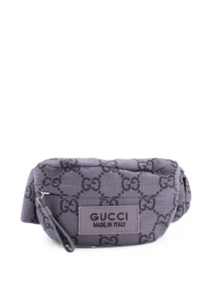 GUCCI グッチ GGリップストップ ベルトバッグ 新品未使用 Gucci Pre-Owned リップストップ GGナイロン＆レザー ベルトバッグ