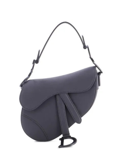 Christian Dior Pre-Owned bolsa de hombro Saddle mini de piel ultramate