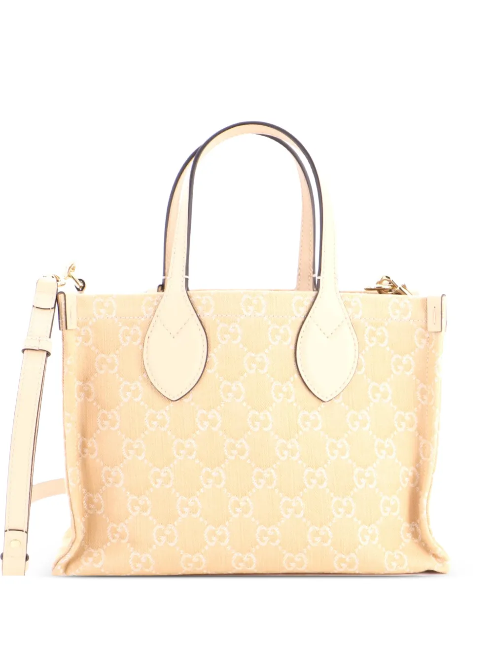 Gucci Pre-Owned Borsa tote Ophidia GG denim media - Toni neutri