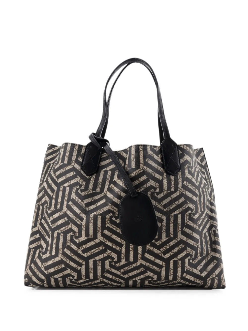 Gucci Pre-Owned Borsa tote Caleido GG media - Marrone