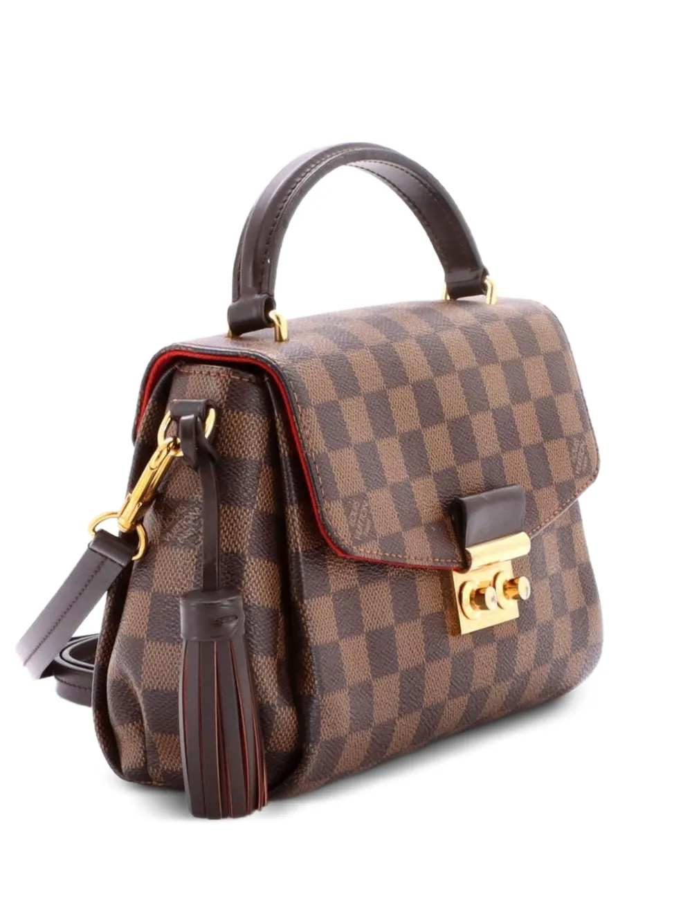 Louis Vuitton Pre-Owned Borsa a tracolla Croisette Damier - Marrone