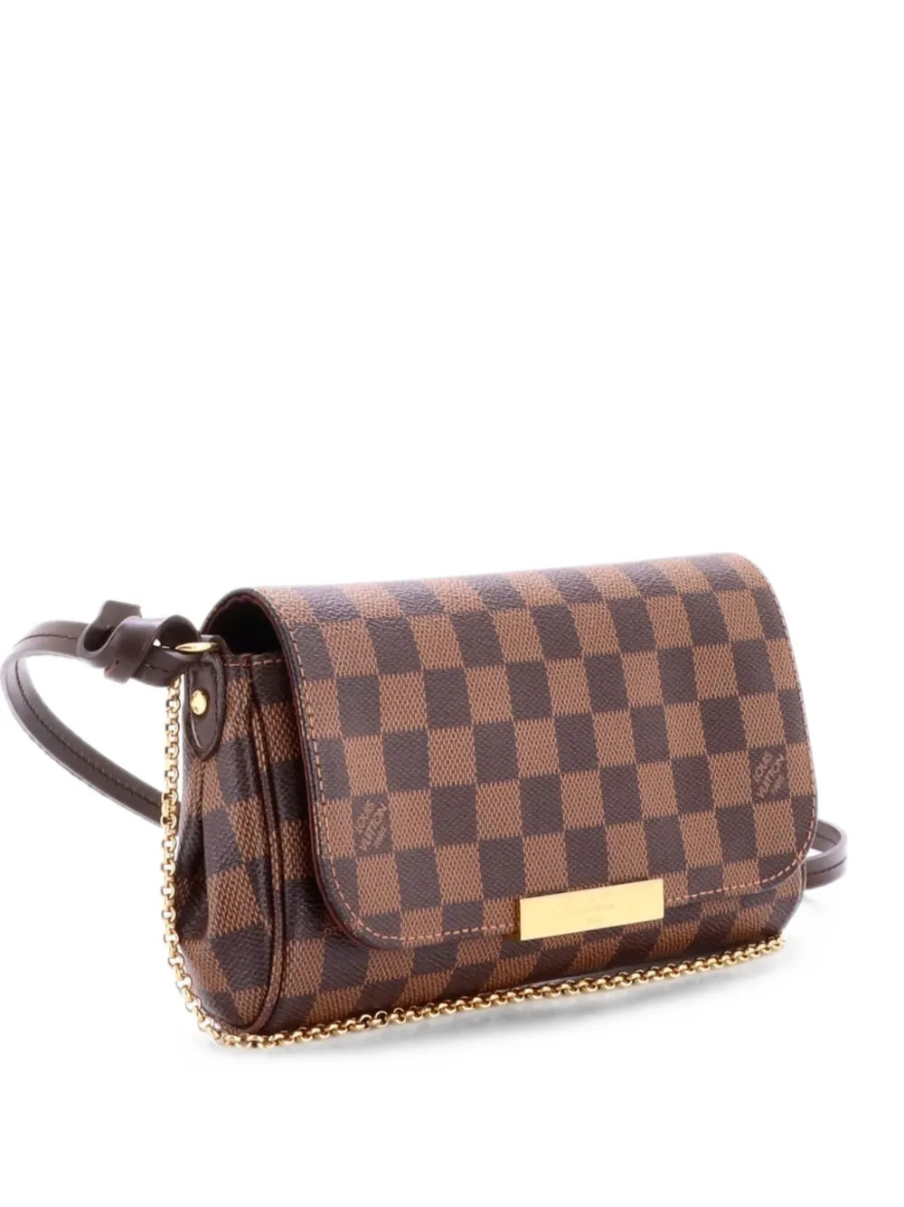 Louis Vuitton Pre-Owned Borsa a tracolla Favorite Handbag Damier PM - Marrone
