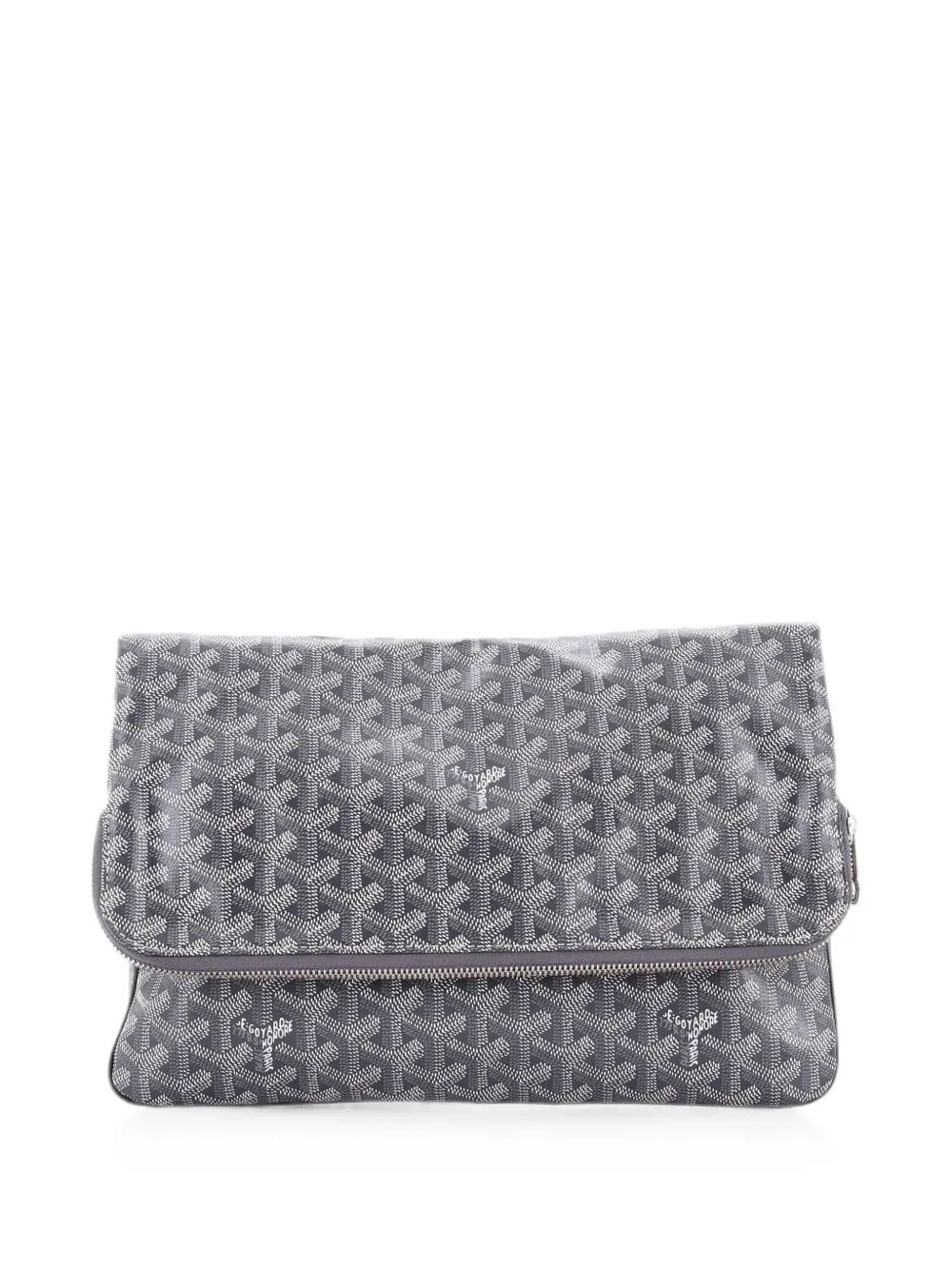 Goyard Pre-Owned Saint Marie Clutch aus beschichtetem Canvas - Grau