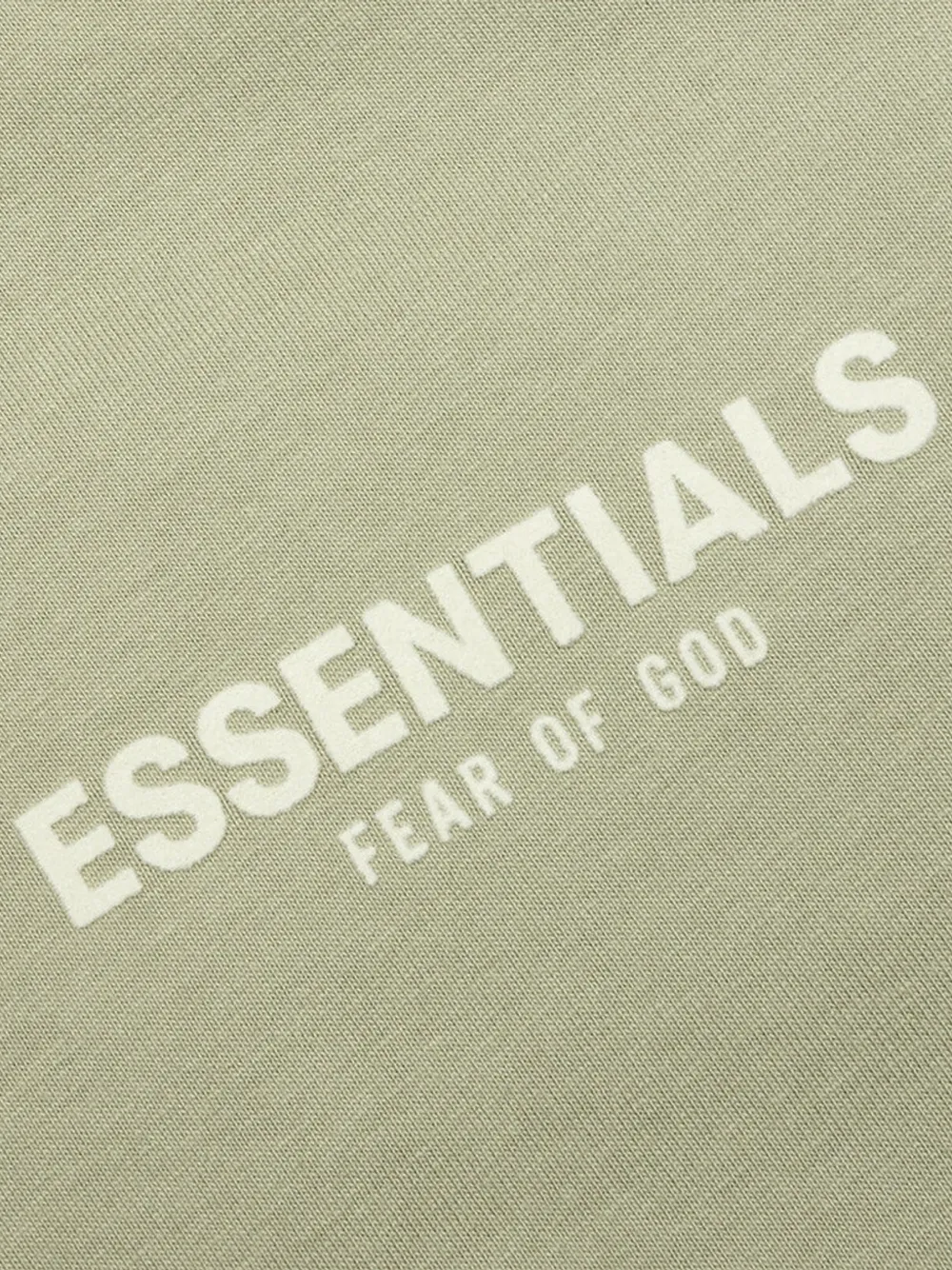 FEAR OF GOD ESSENTIALS T-shirt met logoprint Groen