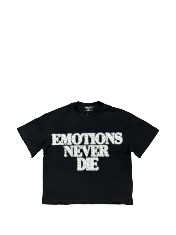 Mixed Emotion End ラインストーン Tシャツ | ブラック | FARFETCH JP