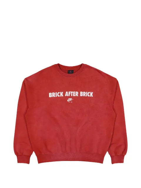 Jordan x BIKE AIR x Nigel Sylvester fleece-texture sweatshirt