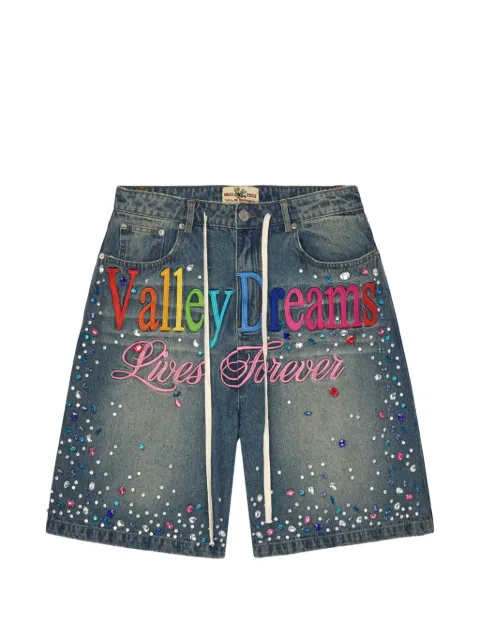 Vale Ice Cream crystal-embellished shorts
