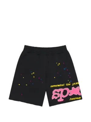 SP5DER ロゴ ショートパンツ | パープル | FARFETCH JP