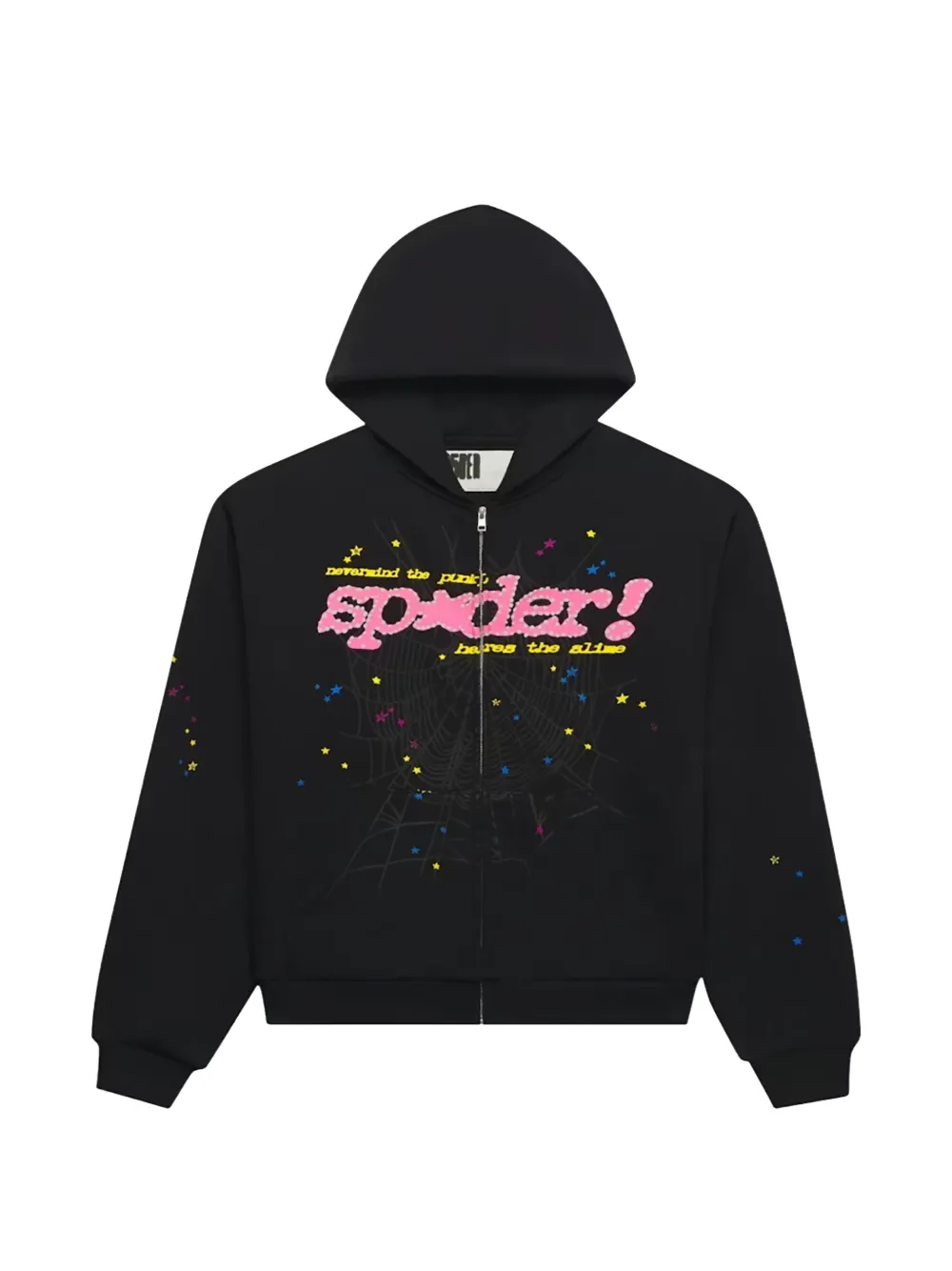 SP5DER sudadera Punk V2 con capucha | negro | Image 1