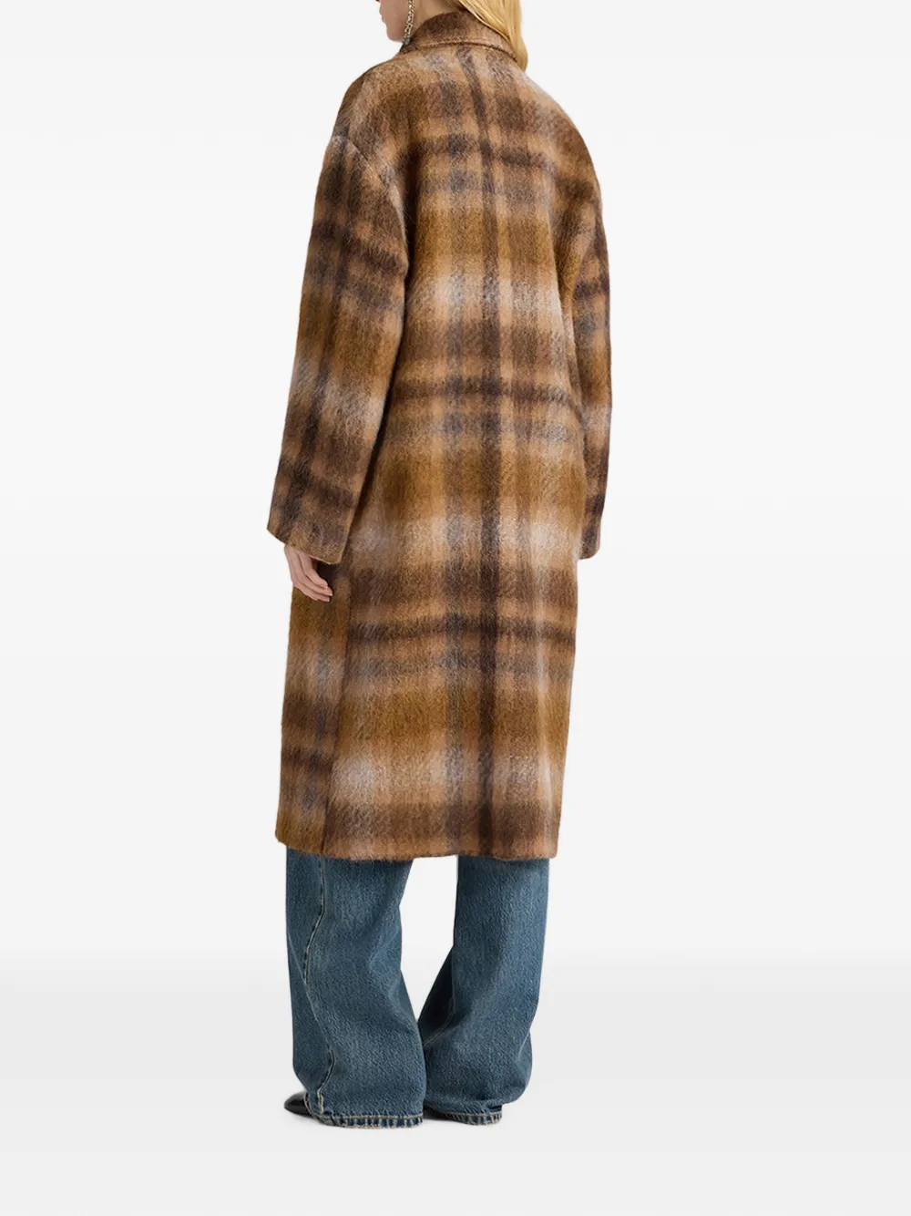 MOMONÌ Laufey jas met dubbele rij knopen Beige
