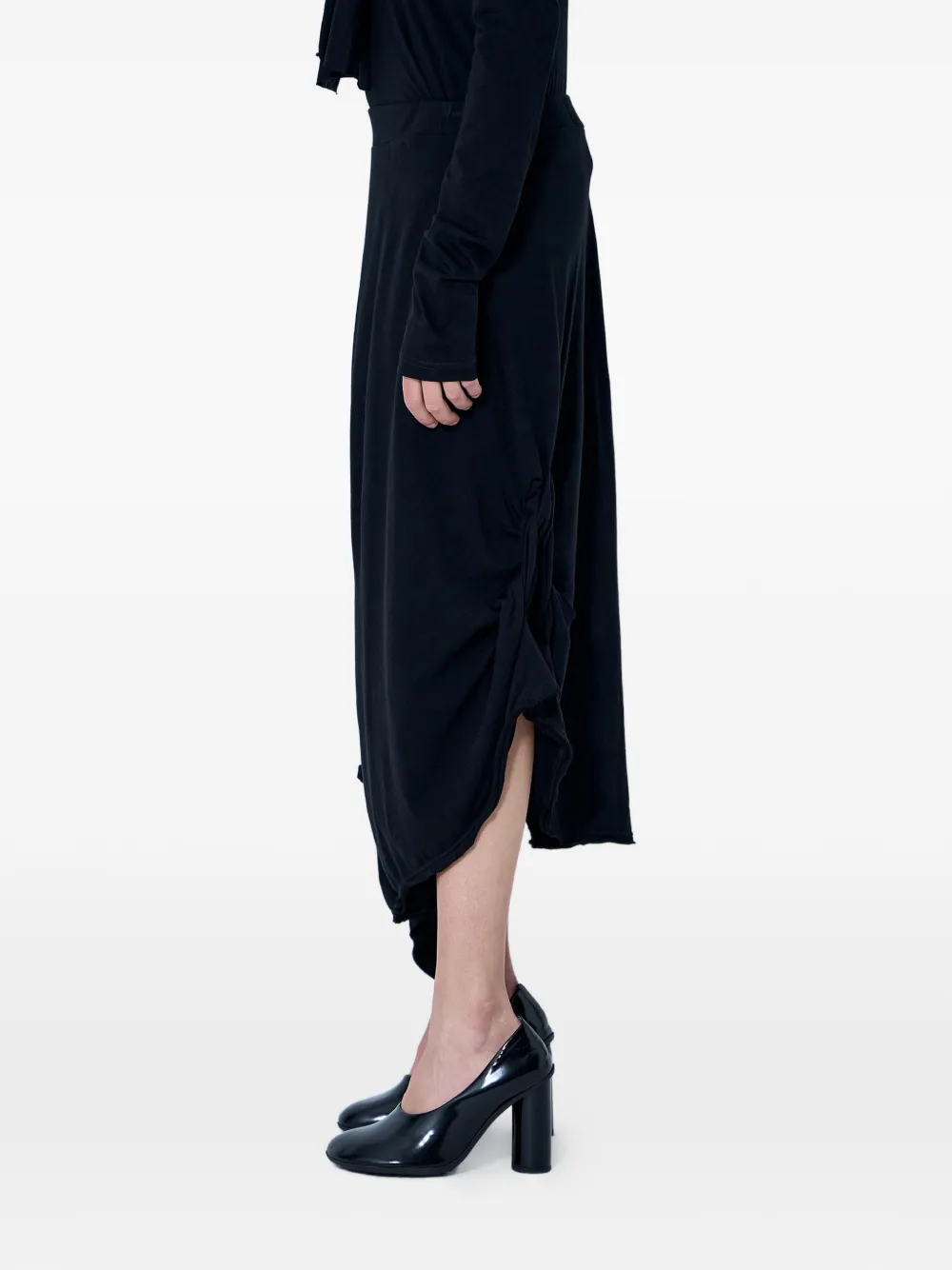 Yohji Yamamoto Asymmetrische rok Zwart